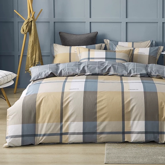 床上四件套100纯棉全棉高档被罩床笠床单被套高级感床品套件轻奢