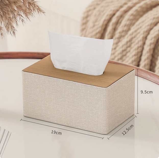 纸抽盒餐客厅家用酒店民宿皮革纸巾盒简约办公商用抽纸盒定制logo